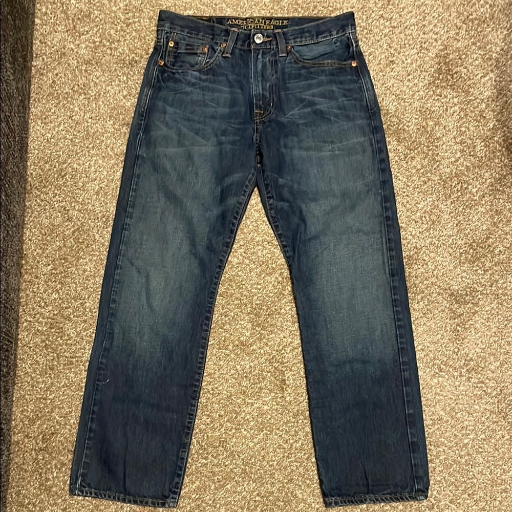 American Eagle Outfitters Men’s Dark Wash Relaxed Jeans